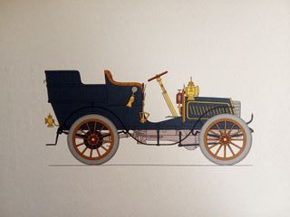 Láminas antiguas de coches clásicos