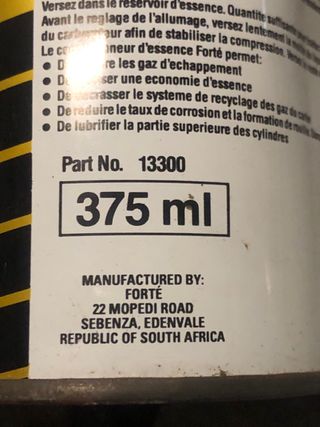 FORTE Gas Treatment New Formula