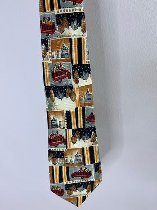 Corbata Vintage Estampada