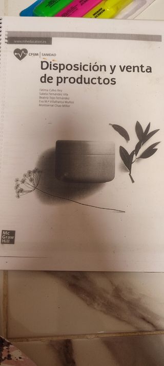 Disposición y venta de productos