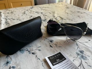 Gafas de Sol Guess Aviador Plateadas
