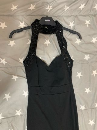 Vestido de gala Avelilla negro