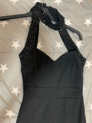 Vestido de gala Avelilla negro