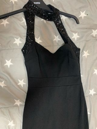 Vestido de gala Avelilla negro