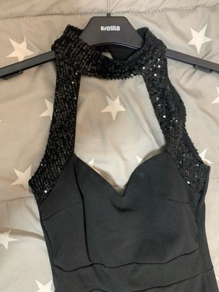 Vestido de gala Avelilla negro