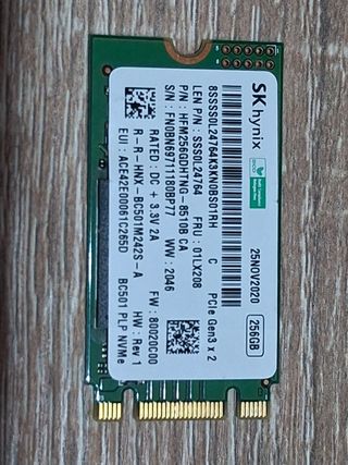 SSD M.2 NVMe 256 GB