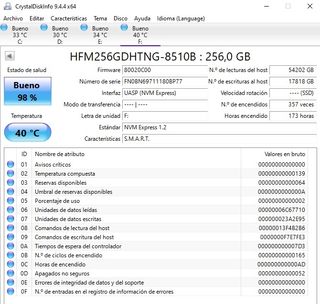 SSD M.2 NVMe 256 GB