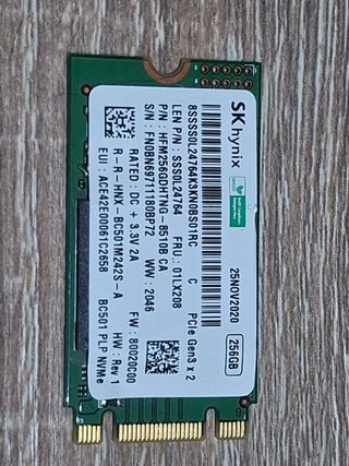 SSD M.2 NVMe 256 GB