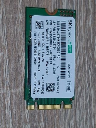 SSD M.2 NVMe 256 GB