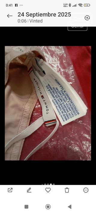 2 Bragas Beige Encaje