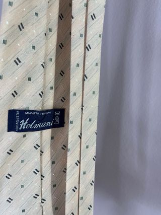 Corbata vintage rosa y azul marino 