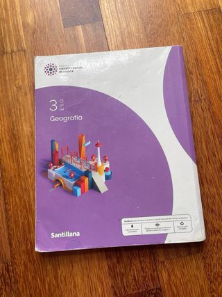 Libro de geografía 3 de la eso en castellano