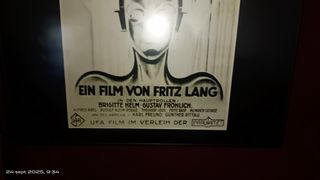 Cartel Metropolis Fritz Lang reproduccion Vintage