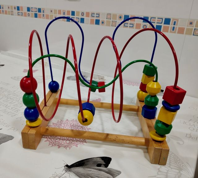 Juguete Cuentas de Madera para Niños. Solo envío