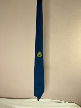 Corbata vintage con escudo Les Mutiles des Yeux