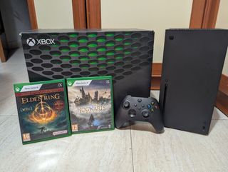 Xbox Series X + Elden Ring y Hogwarts Legacy