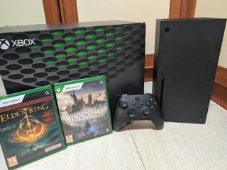 Xbox Series X + Elden Ring y Hogwarts Legacy