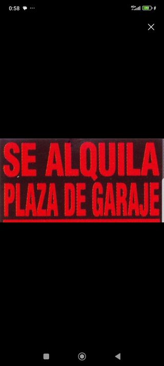 Se alquila plaza de garaje en Torres de cotillas