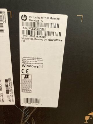 Ordenador Gaming HP Victus 15L