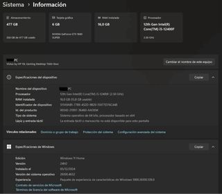 Ordenador Gaming HP Victus 15L