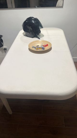 Mesa de comedor blanca Zara home
