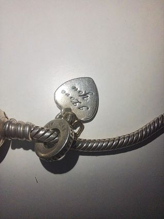 Pulsera Pandora Plata con Charms Corazón
