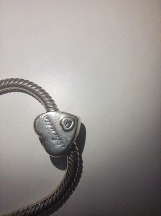 Pulsera Pandora Plata con Charms Corazón