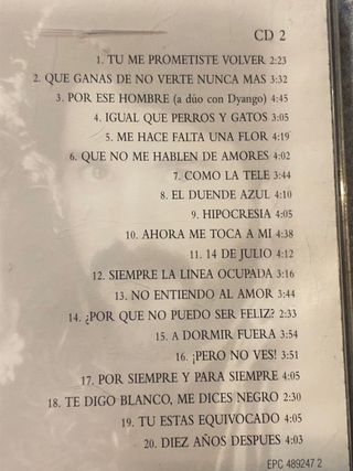 Pimpinela Doble CD Grandes Exitos