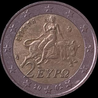 Moneda 2€ Grecia 2002