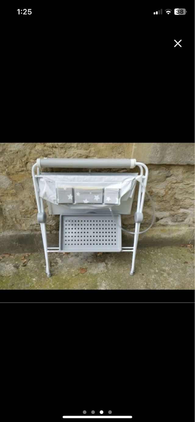 Bañera y cambiador para bebé