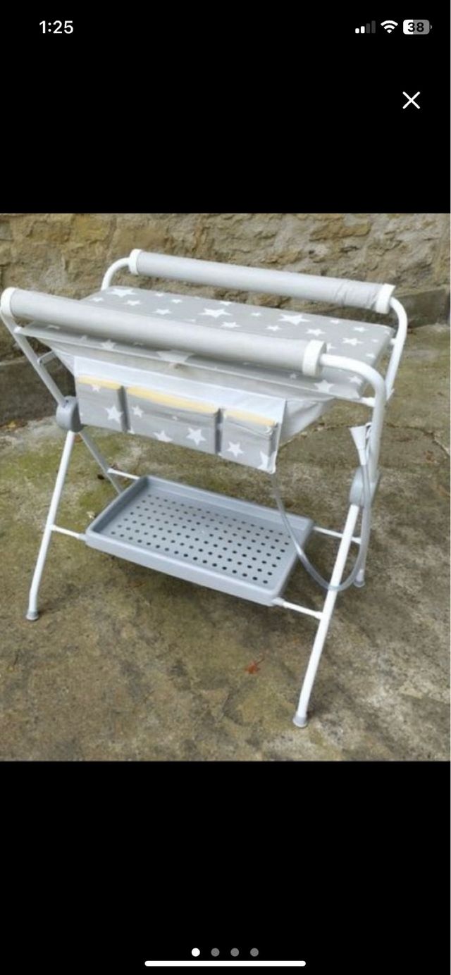 Bañera y cambiador para bebé