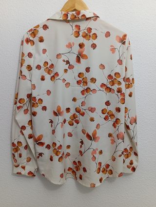 Camisa estampada floral otoño