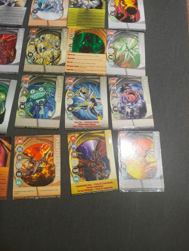 Cartas Bakugan Colección