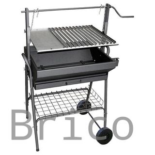 Barbacoa Brava Con Ruedas 80x50x115 cm - Orework