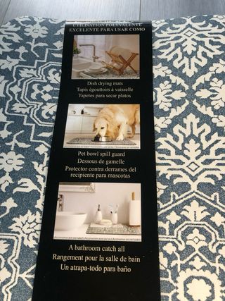 2 grandi tappetini antiscivolo multiuso