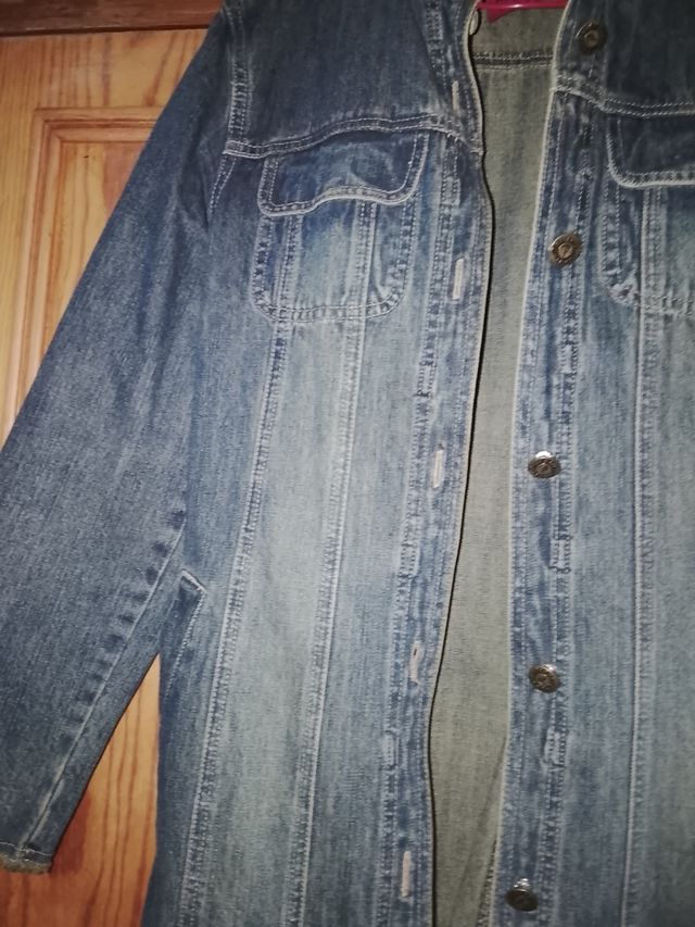 Chaqueta larga vaquera mujer Talla M