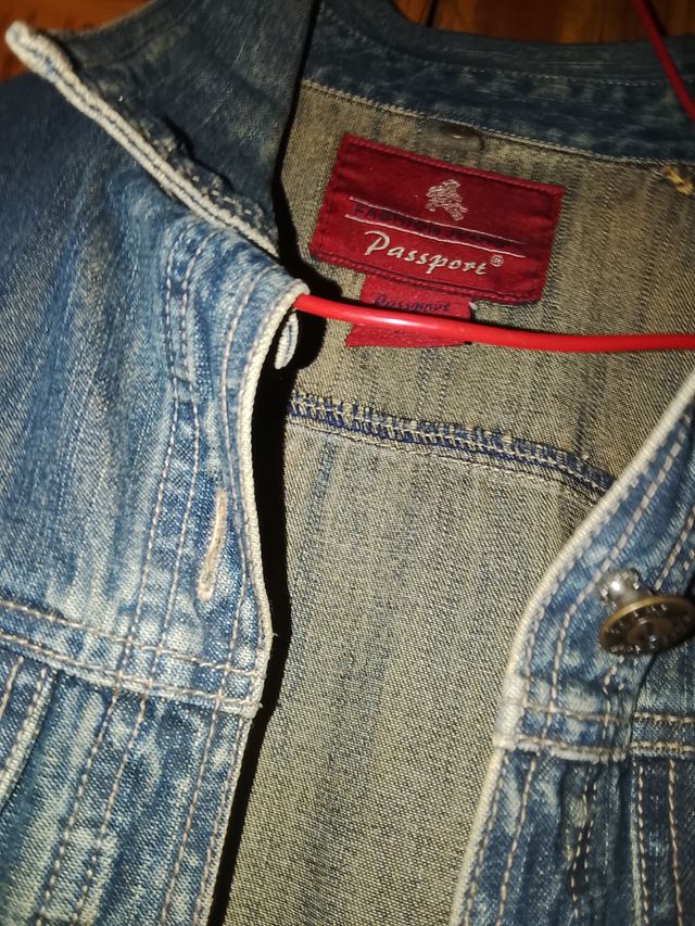 Chaqueta larga vaquera mujer Talla M