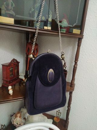 Lote de bolsos: negro, rojo azul marino,cuero 