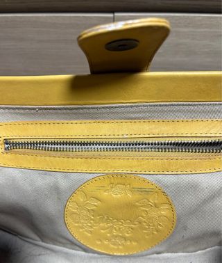 Bolso Diesel Rayas Azul y Amarillo