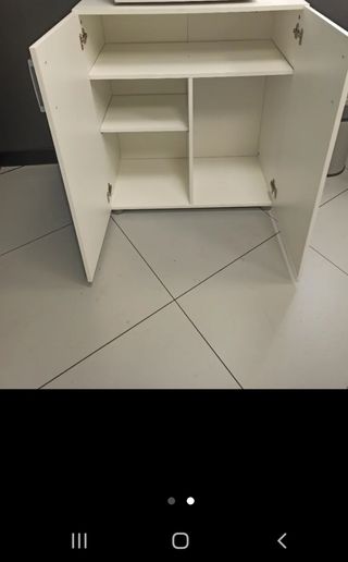 Armario auxiliar blanco