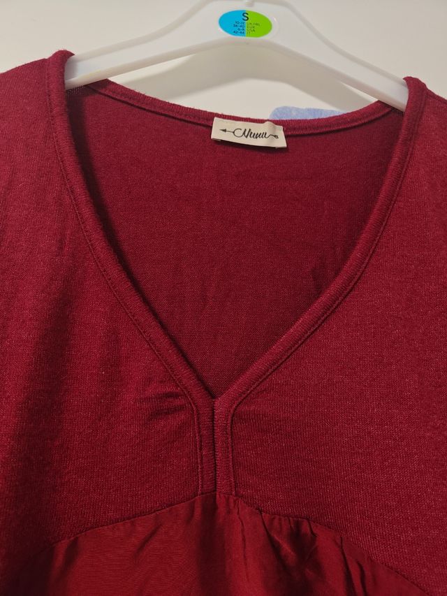 Túnica de Otoño Roja Talla Única