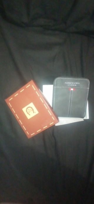 Cartera monedero hombre cuero