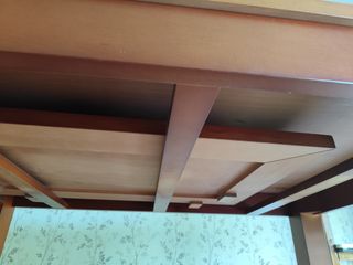 Mesa comedor extensible + 6 sillas madera maciza 