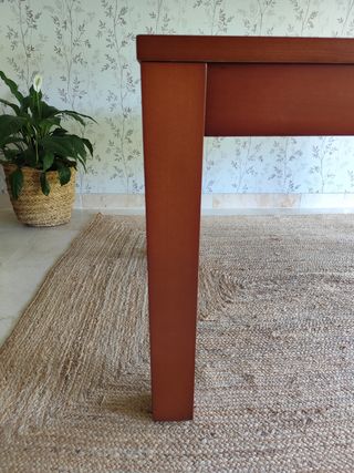 Mesa comedor extensible + 6 sillas madera maciza 