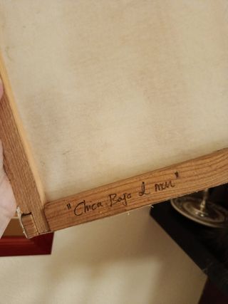 Óleo Chica Buceando