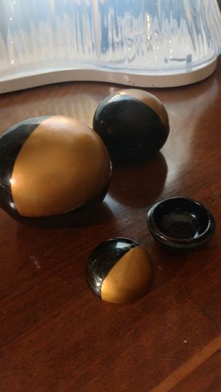 Set 3 scatole decorative vintage