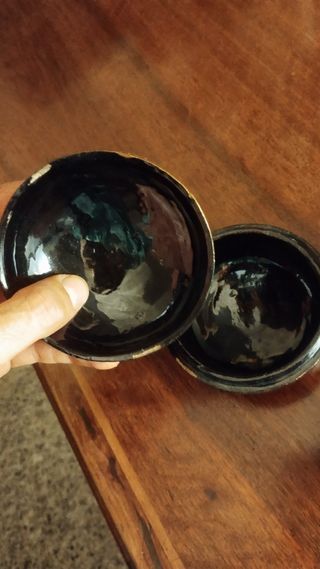 Set 3 scatole decorative vintage