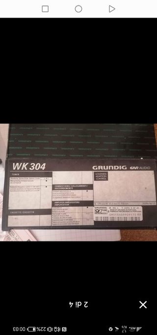 Autoradio Grundig anni 70/80 vintage NUOVO