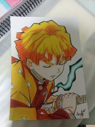 Dibujo Demon Slayer Zenitsu