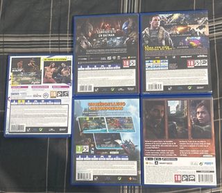 Lote Videojuegos PS4 y PS5: Batman, UFC 4, Knack 2